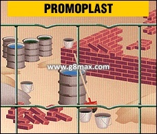 Welded fence PROMOPLAST, Zinc plated + PVC RAL6005, wire 2,1mm / Height 1,5m