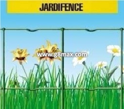 Geschweißter Zaun JARDIFENCE, ZINC + PVC RAL6005, Draht 2,1 mm / Höhe 1 m