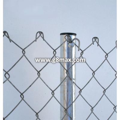 Galvanized Round Fence Post with a Cap ø 48 mm, Height – 2300 mm