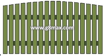 Wood Section 1380x2810 mm.