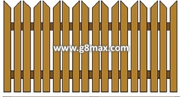 Wood Section 1380x2810 mm.