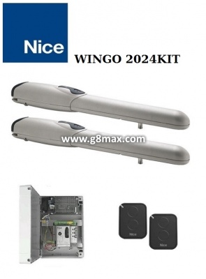 Double gate automation system NICE WINGO 2024KIT (Up to 4M)