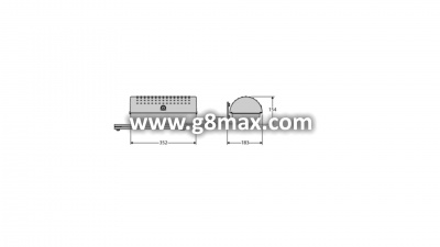 Double gate automation system IGEA 230V KIT (Up to 5M)