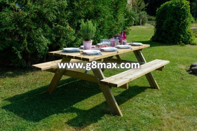 Combined Garden Table, 42 mm