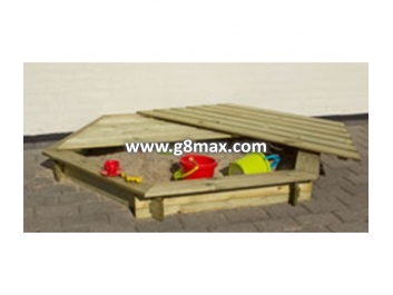 Hexagonal Sandbox with a Cover