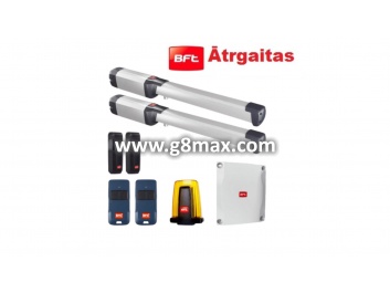 Double gate automation system BFT PHOBOS VELOCE BT B35 INT KIT (Līdz 6M)