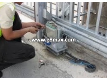 Installation of sliding gate automation