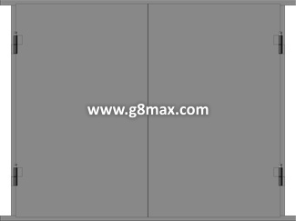 Double metal gates (unheated)