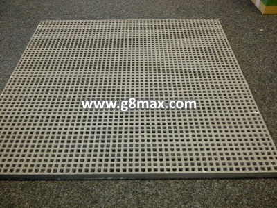 Glassfiber reinforced plastic grating ISO 30; 19x19/38x38/30x7; 1000x1000 mm