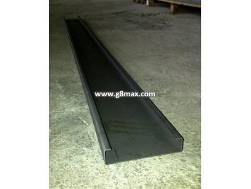 C-profile - black - 200x45x3 mm; L-3000mm