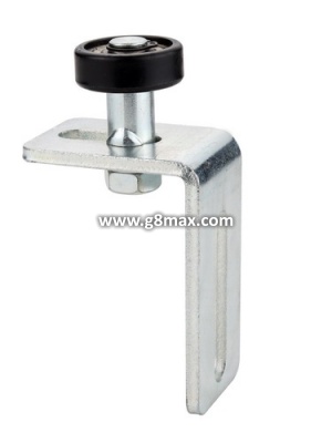 Guide bracket with nylon roller