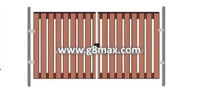 Double Gates LUX VERTICAL WOODEN