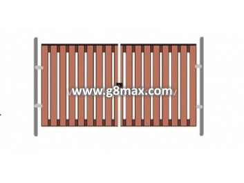 Double Gates LUX VERTICAL WOODEN