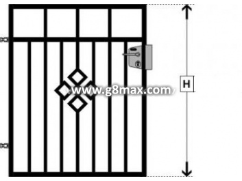 Pedestrian Gates LUX VARIO