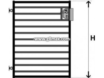 Pedestrian Gates LUX BASIC