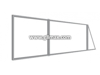 Sliding gates - gate set / zinc plated