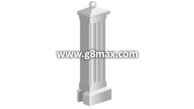 Concrete Pole Nr.20 (ADHESIVE COVER NOT INCLUDED IN PRICE)