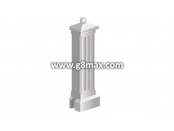 Concrete Pole Nr.20 (ADHESIVE COVER NOT INCLUDED IN PRICE)
