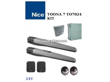 Double gate automation system NICE TOONA 7 TO7024 KIT (up to 14M)
