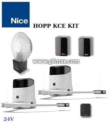 Double gate automation system NICE HOPP KCE KIT (up to 4.8M) 24V
