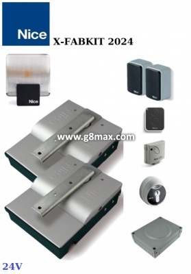 Double gate automation system NICE X-FAB KIT 2024 (up to 4.6M) (OPERA)