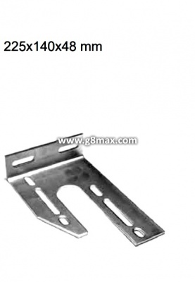 Universal axle bracket 225x140x48mm