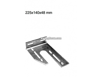 Universal axle bracket 225x140x48mm