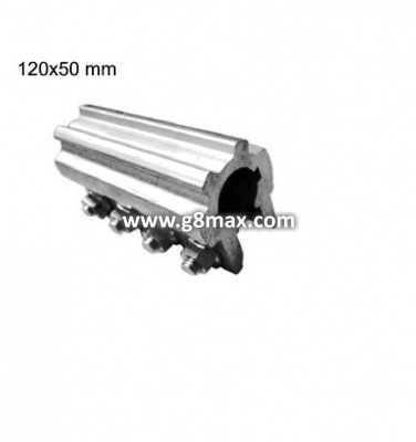 Aluminum Connector Axle 120x50mm