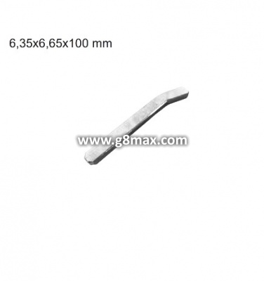 Spring axis wedge 6,35 x 6,65 x 100mm