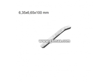 Spring axis wedge 6,35 x 6,65 x 100mm