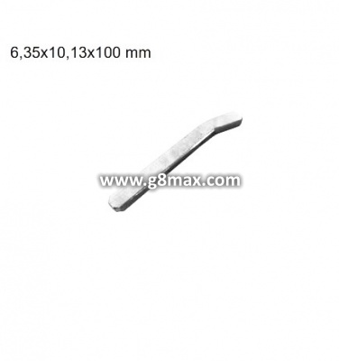 Spring axis wedge 6,35 x 10,13 x 100mm
