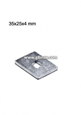 Rhombus for profile C 35x25x4mm