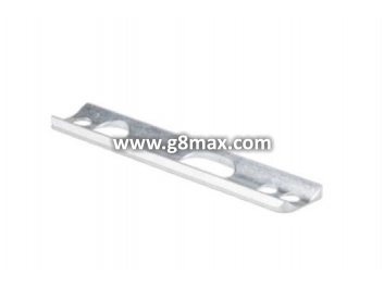 LOCINOX aluminum adapter plate 3019LA / round posts Ø40 mm