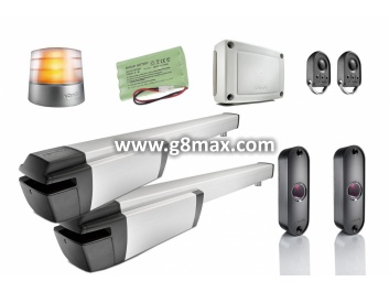 Double hinged gate automation IXENGO L 24V io Comfort Pack