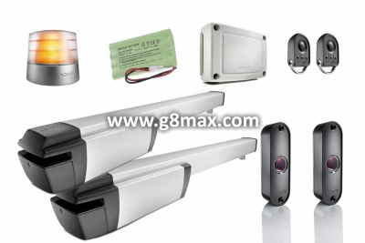 Double hinged gate automation IXENGO L 24V io Comfort Pack