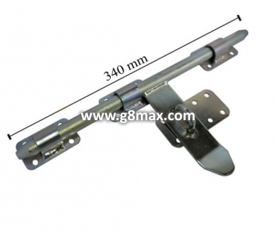 Gate latch / flap with padlock