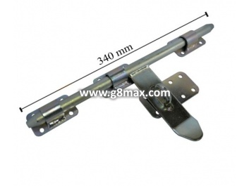 Gate latch / flap with padlock
