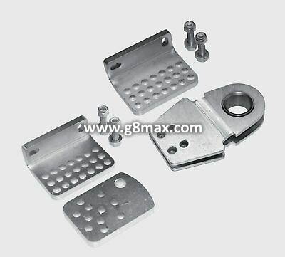 Adjustable bracket for BFT PHOBOS operator.