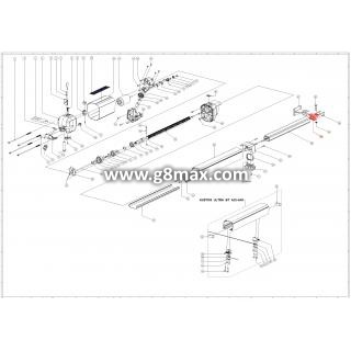 Motor mounting housing BFT R KUSTOS A (x2pcs.) Kit Snodo Anteriore P1214