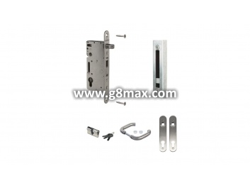 Lock set H-WOOD-SET-60-I, for mortise lock, LOCINOX