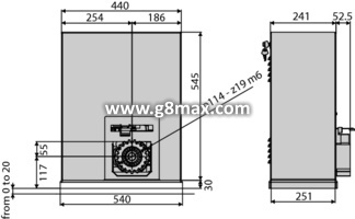 Sliding gate motor BFT SP3500 TRI 230