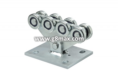 COMUNELLO RULLE BLOKKER CGS-250.8Mini (8 ruller, galvanisert) - fullstendig x 2 stk.