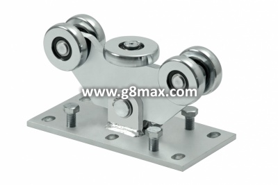 COMUNELLO RULLE BLOKKER CGS-350.5Piccolo(5 ruller, galvanisert) - fullstendig x 2 stk.