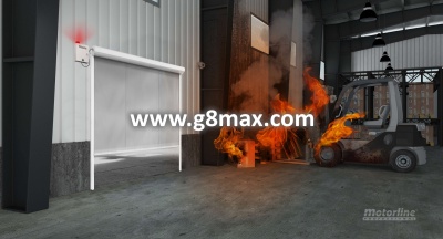 FIRE CURTAIN MOTORLINE FLAMA