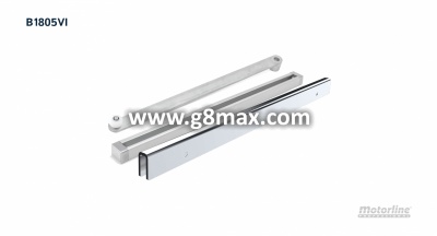 Sliding elbow for "INSIDE" GLASS DOOR motorline B1805VI
