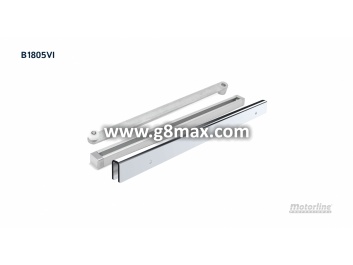 Sliding elbow for "INSIDE" GLASS DOOR motorline B1805VI