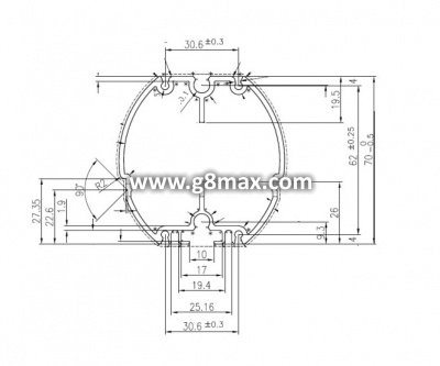 BFT MICHELANGELO AT704 D70 Round boom 4.30m