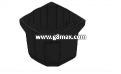 Lower plastic fixing housing MOTORLINE LI01PB