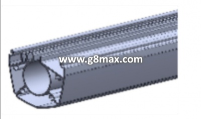 Aluminum profile MOTORLINE JAG400/JAG27PA4