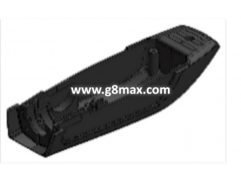 Lower aluminum housing of the crankcase MOTORLINE JAG01PB